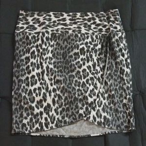 Lane Bryant animal print skirt